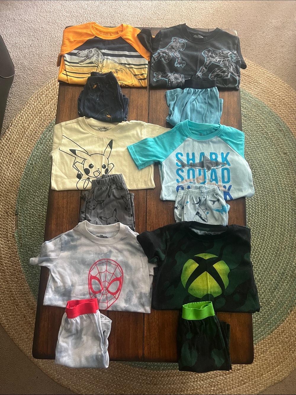 6 assorted Kids pj sets 😴⭐️💤
